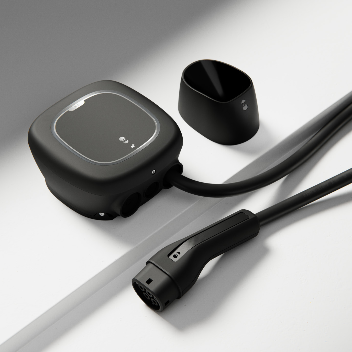 WALLBOX - Pulsar Pro 7.4 kW - Panouri solare / Cablu Type2